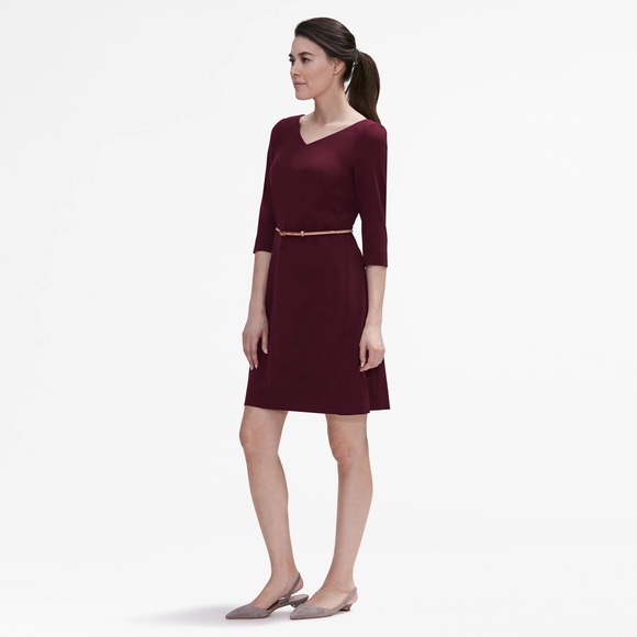 MM Lafleur Alexandra 2.0 dress 0P claret - Picture 4 of 5